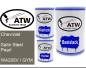 Preview: Chevrolet, Satin Steel Pearl, WA205V / GYM: 500ml Lackdose + 500ml Klarlack + 250ml Härter - Set, von ATW Autoteile West.